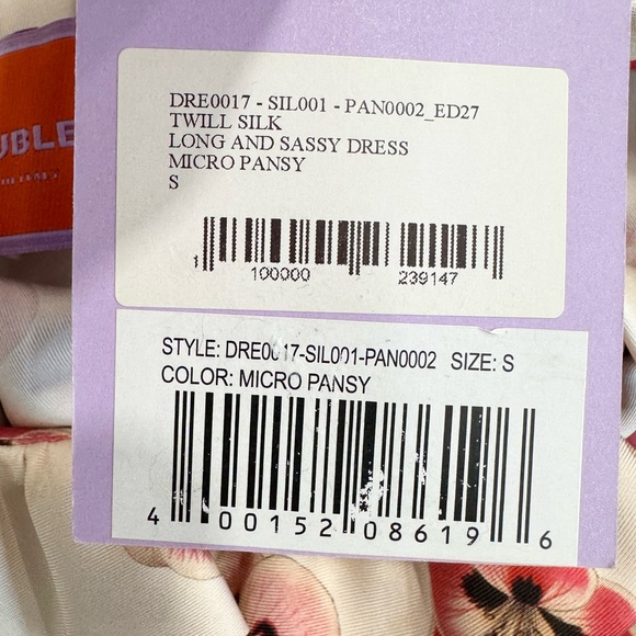 La Doublej Long And Sassy Midi Dress
Micro Pansy in Silk Twill - Picture 11 of 15